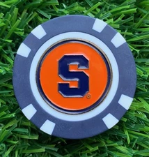 Syracuse Orange Team Golf Magnetic Poker Chip with Golf Ball Marker