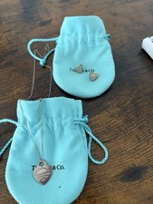 Tiffany & Co Kette und Ohrringe Set, 925 Silber