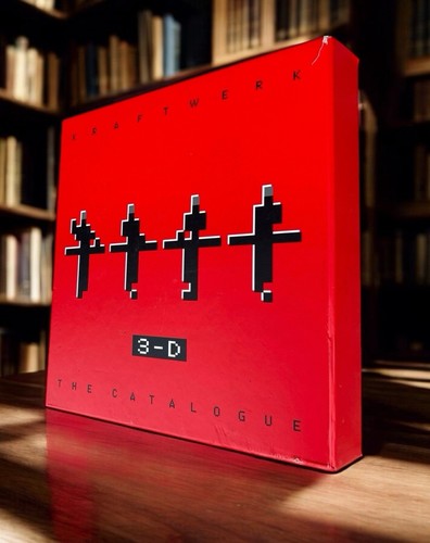 KRAFTWERK The Catalogue 3D 4-Disk Blu-ray Box Set+228 Page Book Unused Discs - Picture 3 of 13