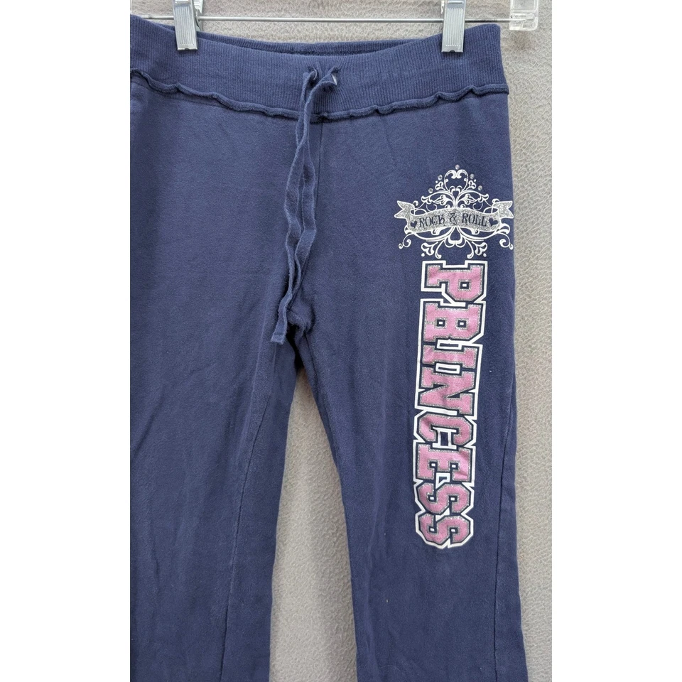 Pantalones Arizona Jean Company Niñas Talla 10 Azul Princesa Rock & Roll Cordón Foto 2 de 4