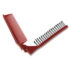 Portable Travel Folding Hair Brush Compact Pocket Hair Comb Double Headed