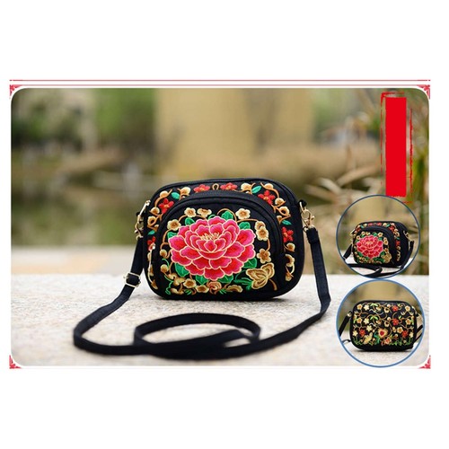 Mode Ethno Outdoor und Shopping Mädchen Accessoires Reise Jacquard6119 - Bild 2 von 6