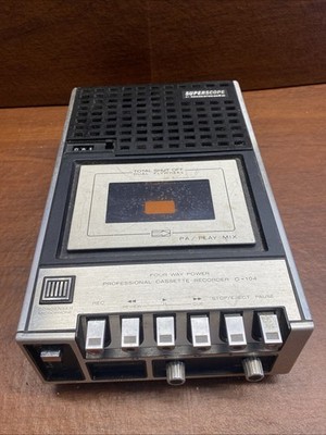 Marantz Superscope C-104 Professional Cassette Player. Not Working, No Cords
