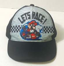 Super Mario Mario "Let's Race " Adjustable Cap Hat - Super Mario Video Game
