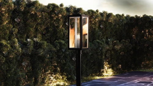 Westover 1-Light Outdoor Post Mount in Earth Black - Picture 5 of 5