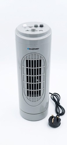 Blaupunkt 14" Tower Fan | 3 Speed Settings | Portable Cooling White