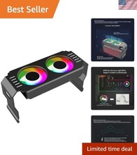 Low Noise ARGB DDR Memory Cooling Fan with 4500 RPM Power for Enhanced Stability