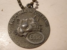 Vintage Esso Key Club Tag Put A Tiger In Your Tank For Key Ring
