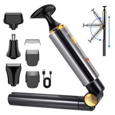 Electric Mens Back Shaver Body Trimmer Hair Groomer 4 in 1 Kit with Extendabl...