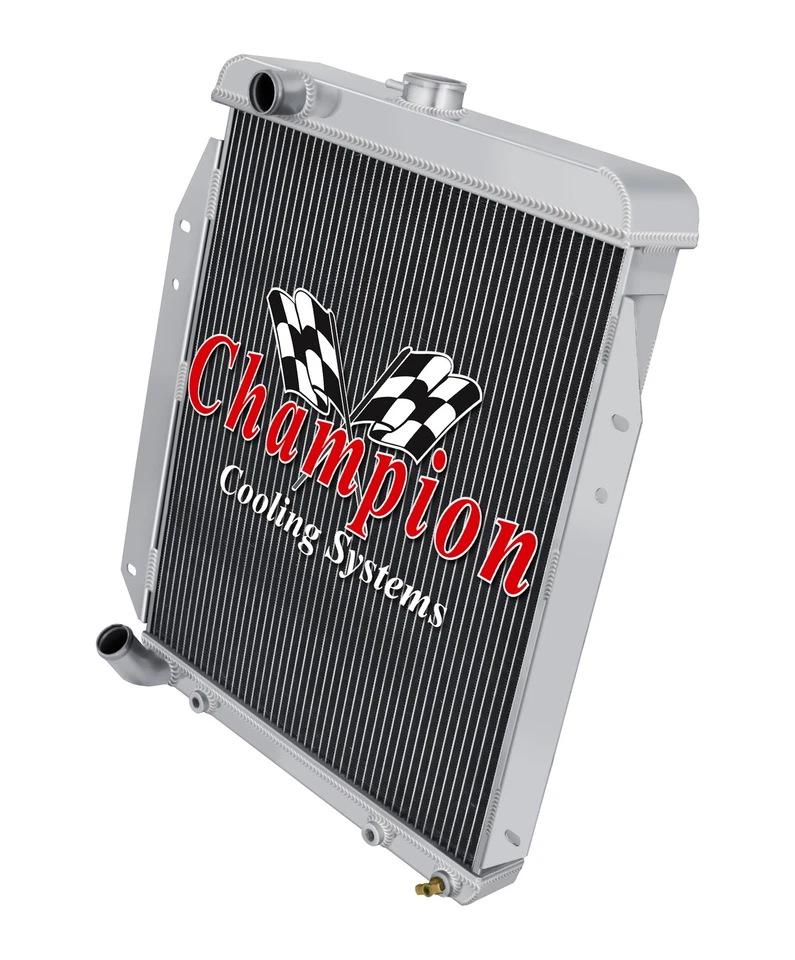 Controlador superior de radiador de 3 filas AR Champion para camioneta Dodge A100 1964-1970 Foto 3 de 4