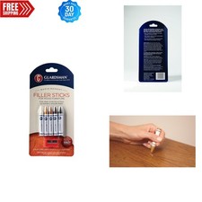 Elegant Wax Wood Furniture Filler Sticks - 5 Color Repair Kit with Sharpener