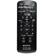 Genuine Sony RM-AMU009 Remote Control Black Very Good