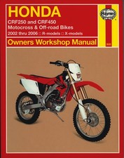 Honda CRF250 & CRF450 (2002-2006) Haynes Repair Manual