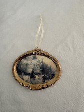 Hallmark Ornament 1997 Thomas Kinkade Victorian Christmas Painter of Light