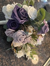 Bridal Bouquet Pink White Greenery