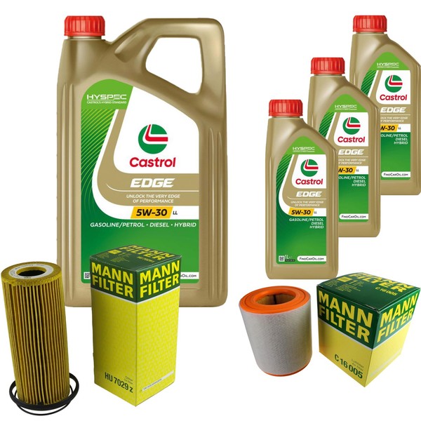 Inspektionspaket 8L Castrol Titanium 5W-30 FüR Audi A6 2.8 FSI 3.0 Tfsi Quattro-image