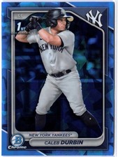 Caleb Durbin (RC) 1st Rookie 2024 Bowman Chrome Sapphire BCP-214