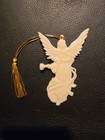 Vintage Lenox Renaissance Angel Mandolin Ornament Ivory Porcelain Retired w/ Box — photo 3