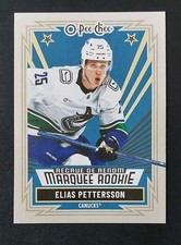 2025-26 O-Pee-Chee Elias Pettersson Retro Marquee Rookie Card #564. rookie card picture