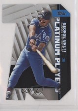2021 Topps Platinum Players Die-Cuts Black 6/299 George Brett #PDC-8 HOF 13c1