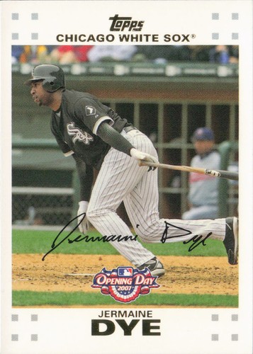 2007 Topps Opening Day Jermaine Dye #130 card