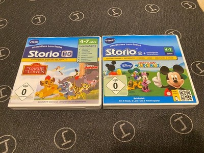 2 VTECH Spiele Micky Maus Wunderhaus Garde der Löwen König STORIO HD OVP Hefte