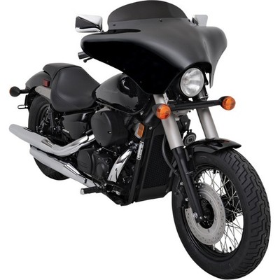 MEMPHIS SHADES Batwing Fairing Windshield - Black - MEP8501