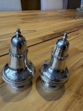 Vintage Silver Plated Salt & Pepper Pots
