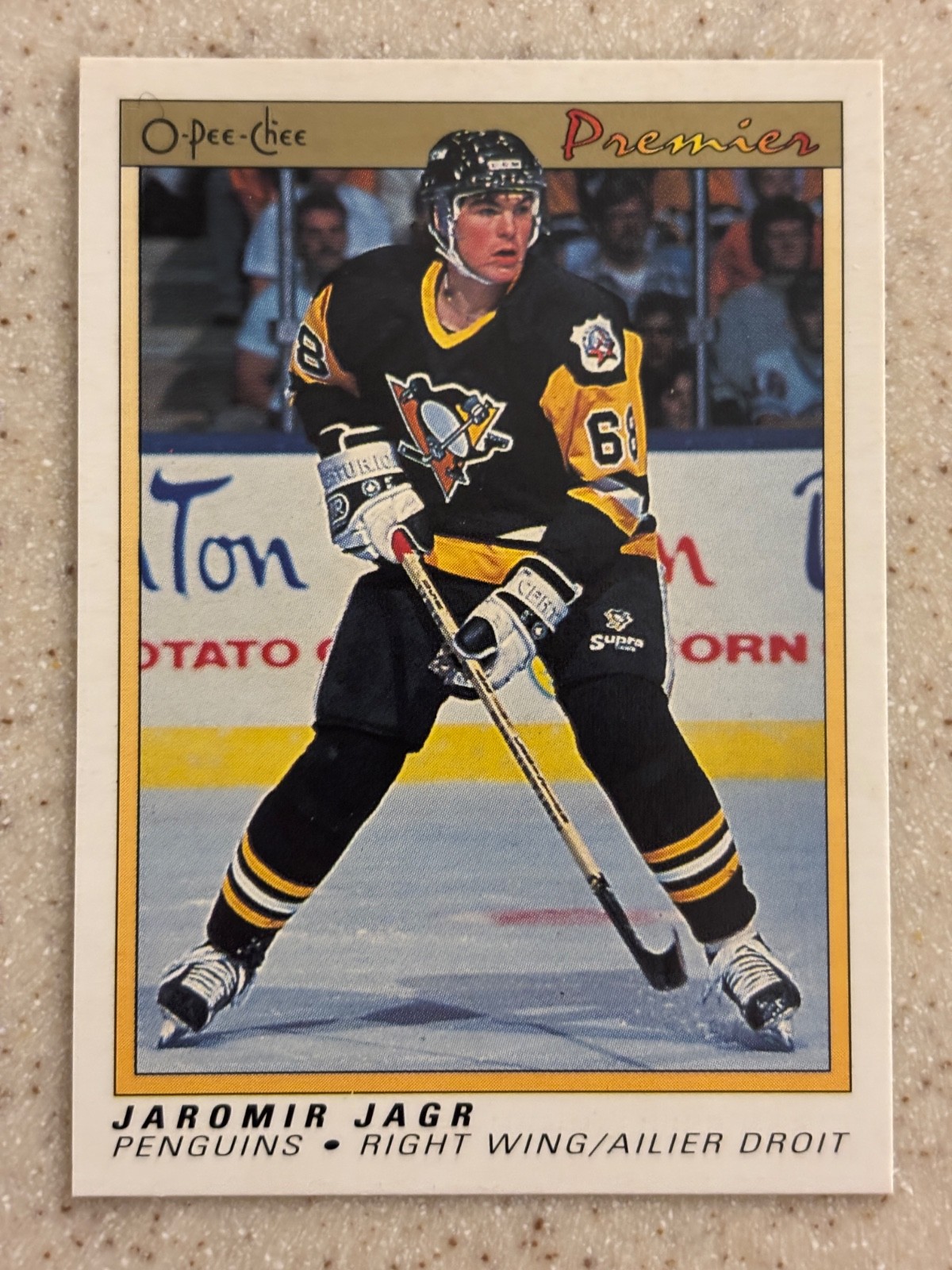 1990-91 OPC Premier Jaromir JAGR #50 RC ROOKIE