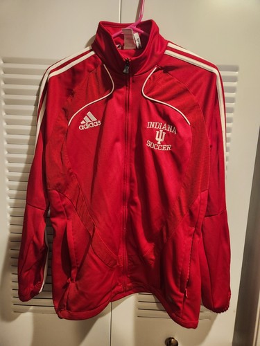 Indiana University Player Issued Soccer Jacket, womans L,