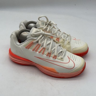 Ladies Nike Lunar Ballistec 1.5 Tennis Trainers ~ 705291 166 ~ US Size 7