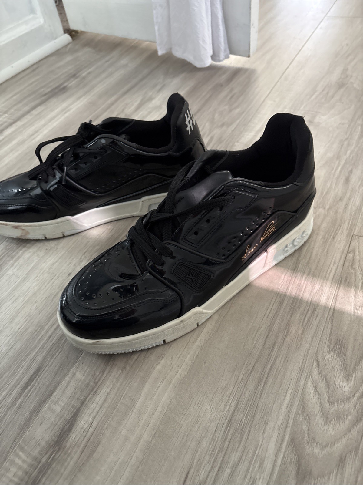 LV - Louis Vuitton Black #54 Shoes (Rare, Read description) image 5