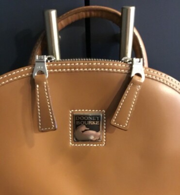 Dooney & Bourke Brown/Camel Leather Rare Parasole Backpack 