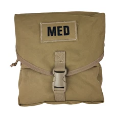 NEW Elite First Aid M-3 Trifold IFAK EMT CLS Medical MOLLE Field Bag COYOTE TAN
