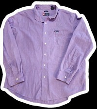 Chaps Long Sleeve Button Up Shirt  SIZE: XL   Purple DESIGN