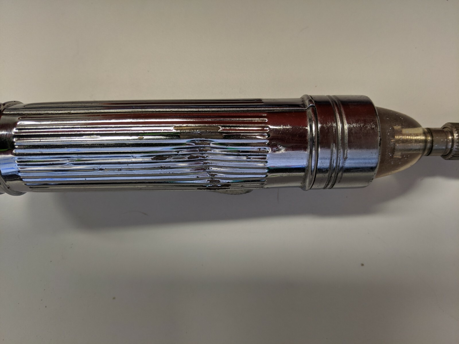 Vintage Lighted Flashlight Screwdriver British Empire Hong Kong Pilot