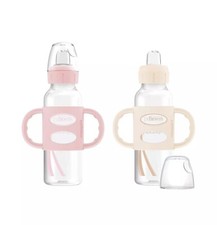 Dr. Brown's Milestones Narrow Sippy Spout 2 Pack, 2 Light Pink  Ecru