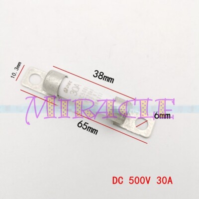 2Pc New For PEC new energy vehicle high voltage fuse DC 500V 30A