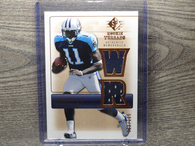 2007 SP Rookie Threads Rookie Threads Bronze #RTWI Paul Williams /225