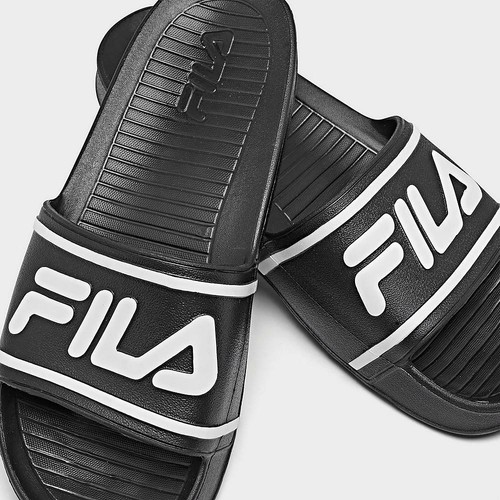 fila black slides