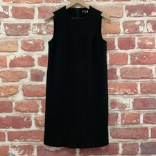 Michael Kors Dress Womens Size 8 Plain Black Stretchy Zip Up Sleeveless