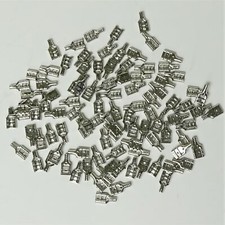 Wire Terminal Connector High Temp Female 1/4" for 14-16 AWG Wire 100 Pack T1111C