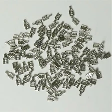 Wire Terminal Connector High Temp Female 1/4" for 14-16 AWG Wire 100 Pack T1111C