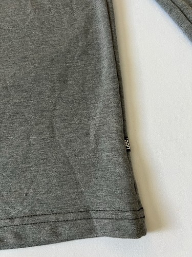 Lee Mens Long Sleeve Tee Soft Shirt Dark Grey, XS Crew Neck Gently Used 123187 - Picture 3 of 5