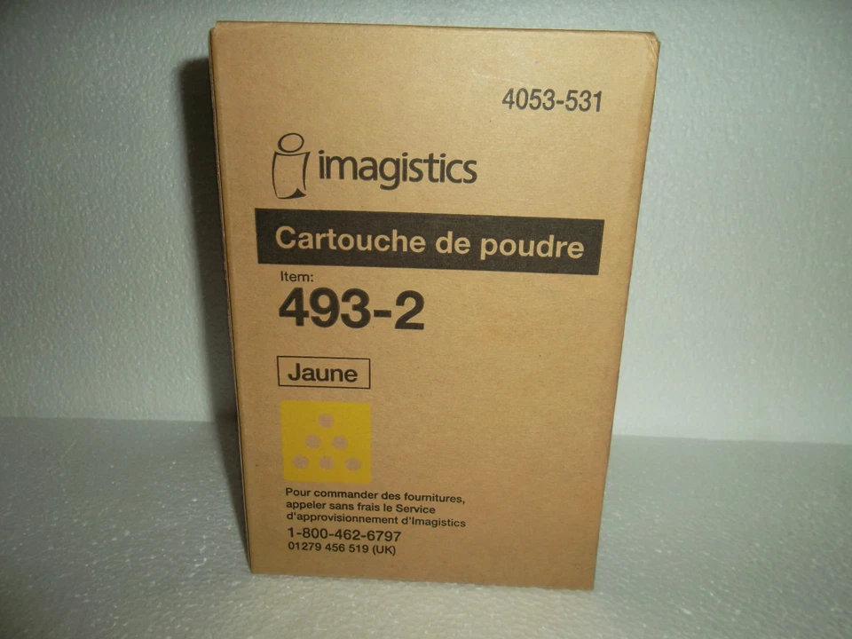 Cartucho de tóner amarillo OCE 11,5K páginas cmM4520 cmM3520 cm4525 cm3525 493-2 NUEVO Foto 3 de 4