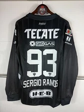 Sergio Ramos Monterrey Manga Larga  Ordenar Una Talla Mas  Grande