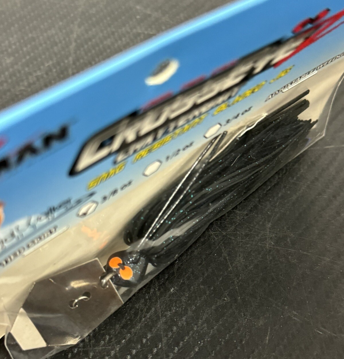 Z-Man Fishing CrossEyeZ ChatterBait 3/8oz Bladed Swim Jig Bass Lure, Black/Blue - Image 5