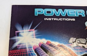 Nintendo NES 'POWER GLOVE' Instruction Manual Booklet - MATTEL - 1989