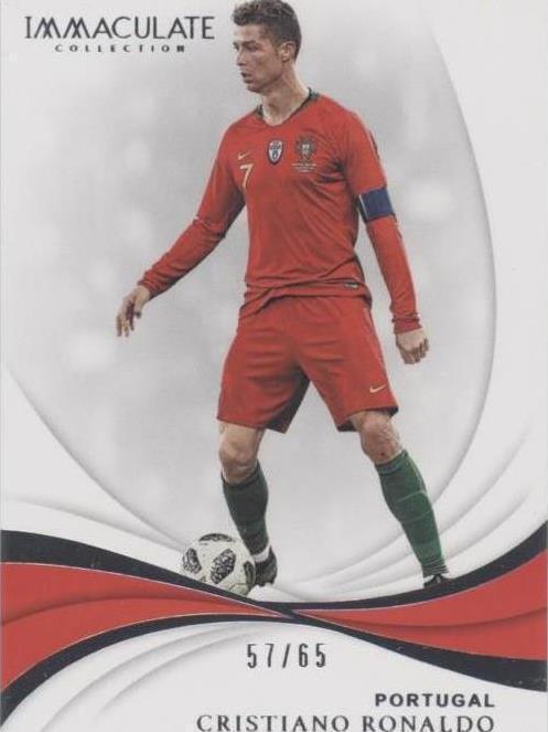 2018-19 Panini Immaculate Collection Cristiano Ronaldo #100 for