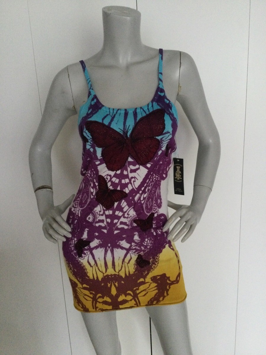 ed hardy mini dress Womens Climbing Rose Ruffle Mini Dress